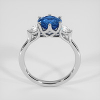 2.21 Ct. Blue Sapphire Ring, 10K White Gold 3