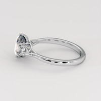 2.25 Ct. Bi Color Sapphire Ring, 14K White Gold 4