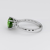 3.99 Ct. Green Sapphire Ring, 14K White Gold 4