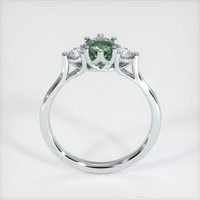 0.75 Ct. Sapphire Ring, 14K White Gold 3