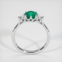 1.20 Ct. Emerald Ring, 18K White Gold 3
