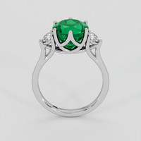 4.36 Ct. Emerald Ring, 18K White Gold 3