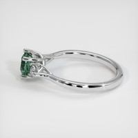 1.12 Ct. Sapphire Ring, 18K White Gold 4