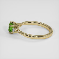 1.20 Ct. Green Demantoid Garnet Ring, 14K Yellow Gold 4