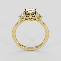 1.77 Ct. Brown Sapphire Ring, 14K Yellow Gold 3