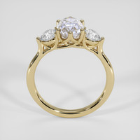 1.30 Ct. Bluish Purple Sapphire Ring, 14K Yellow Gold 3
