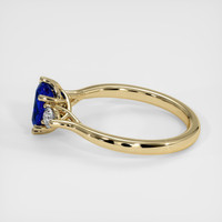 0.77 Ct. Sapphire Ring, 14K Yellow Gold 4