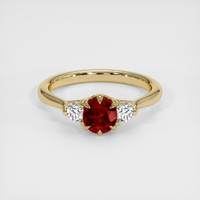 1.02 Ct. Ruby Ring, 14K Yellow Gold 1