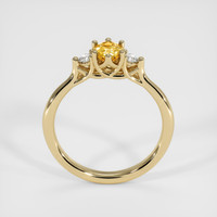 0.63 Ct. Bi Color Sapphire Ring, 18K Yellow Gold 3