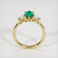 1.06 Ct. Emerald Ring, 18K Yellow Gold 3