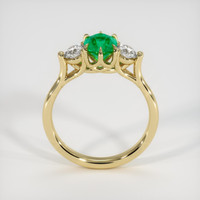 1.92 Ct. Emerald Ring, 18K Yellow Gold 3