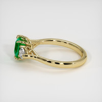 1.92 Ct. Emerald Ring, 18K Yellow Gold 4