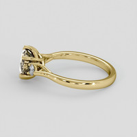 1.77 Ct. Brown Sapphire Ring, 18K Yellow Gold 4