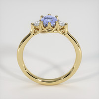 0.97 Ct. Bi Color Sapphire Ring, 18K Yellow Gold 3
