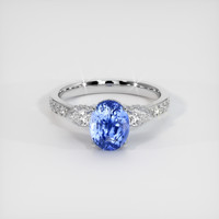 2.68 Ct. Sapphire Ring, Platinum 950 1