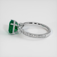 2.44 Ct. Emerald Ring, Platinum 950 4