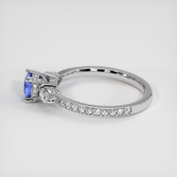 0.46 Ct. Blue Sapphire Ring, Platinum 950 4