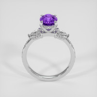 2.13 Ct. Purple Sapphire Ring, Platinum 950 3