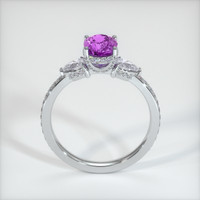 2.55 Ct. Pinkish Purple Sapphire Ring, Platinum 950 3