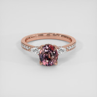 1.46 Ct. Bi Color Sapphire Ring, 14K Rose Gold 1