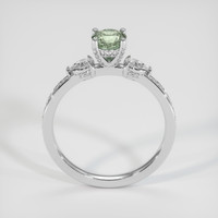 0.79 Ct. Green Sapphire Ring, 10K White Gold 3