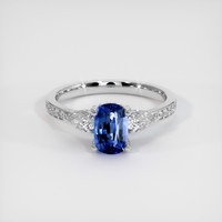 1.13 Ct. Sapphire Ring, 14K White Gold 1