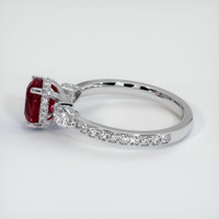2.02 Ct. Ruby Ring, 14K White Gold 4