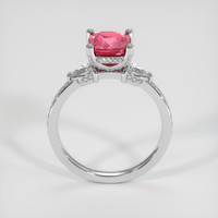 1.89 Ct. Padparadscha Sapphire Ring, 14K White Gold 3