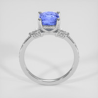 3.03 Ct. Blue Sapphire Ring, 14K White Gold 3