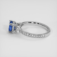 1.30 Ct. Blue Sapphire Ring, 14K White Gold 4