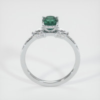 0.88 Ct. Sapphire Ring, 14K White Gold 3