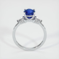 1.25 Ct. Sapphire Ring, 18K White Gold 3