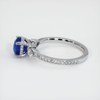 1.25 Ct. Sapphire Ring, 18K White Gold 4