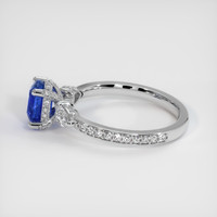 1.13 Ct. Sapphire Ring, 18K White Gold 4