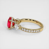 2.35 Ct. Ruby Ring, 18K Yellow Gold 4