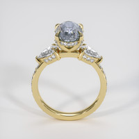 3.22 Ct. Bi Color Sapphire Ring, 18K Yellow Gold 3