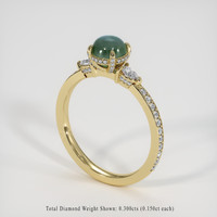 1.83 Ct. Sapphire Ring, 18K Yellow Gold 2