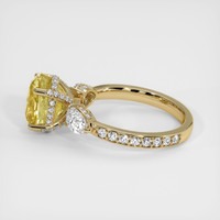 4.01 Ct. Yellow Sapphire Ring, 18K Yellow Gold 4