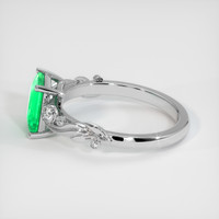 1.18 Ct. Emerald Ring, Platinum 950 4