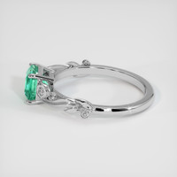 1.24 Ct. Emerald Ring, Platinum 950 4