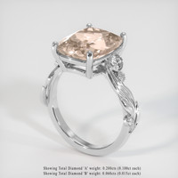 4.88 Ct. Gemstone Ring, Platinum 950 2