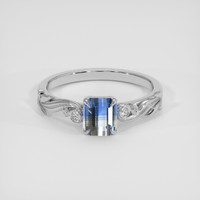 1.16 Ct. Bi Color Sapphire Ring, Platinum 950 1