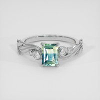 1.13 Ct. Bi Color Sapphire Ring, Platinum 950 1