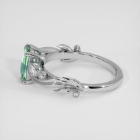 1.13 Ct. Bi Color Sapphire Ring, Platinum 950 4