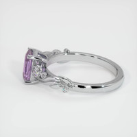 1.04 Ct. Pinkish Purple Sapphire Ring, Platinum 950 4