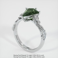 2.18 Ct. Sapphire Ring, Platinum 950 2