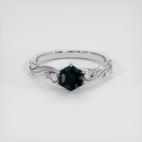 1.08 Ct. Sapphire Ring, Platinum 950 1