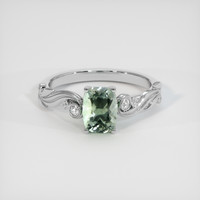 1.42 Ct. Sapphire Ring, Platinum 950 1