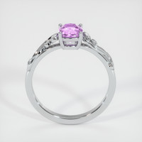 0.85 Ct. Pinkish Purple Sapphire Ring, Platinum 950 3