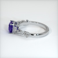 1.39 Ct. Bluish Purple Sapphire Ring, Platinum 950 4